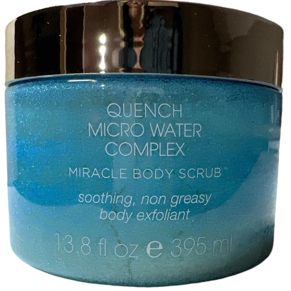 Quench Micro Water Complex Miracle Body Sea Salt Scrub 13.8‎ fl oz NEW